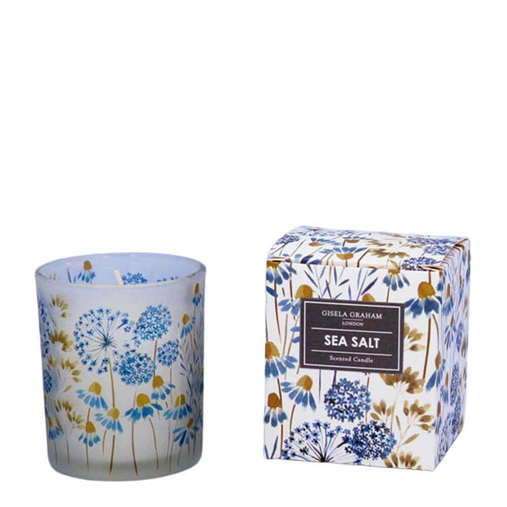 Gisela Graham Boxed Scented Candle Blue Meadow Small